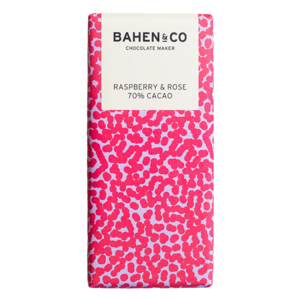 Bahen & Co Raspberry + Rose Chocolate ($14)