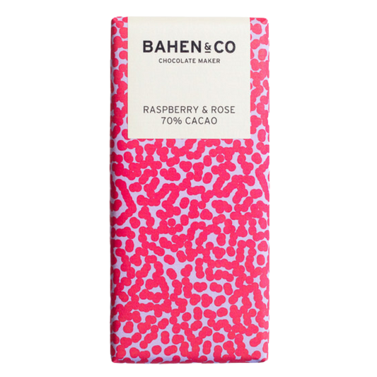 Bahen & Co Raspberry + Rose Chocolate ($14)